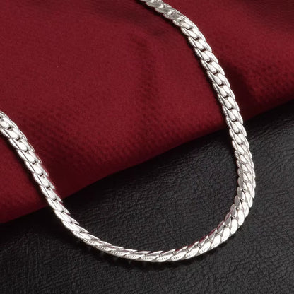 Elevate Your Style with the 925 Sterling Silver Luxury Necklace Chain - Perfect for Any Occasion