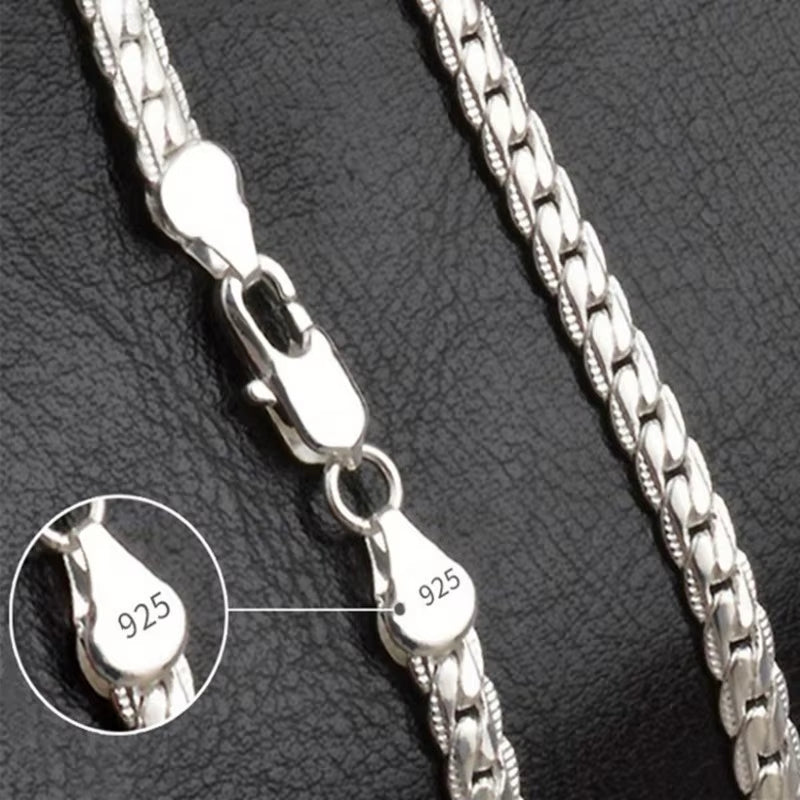 Elevate Your Style with the 925 Sterling Silver Luxury Necklace Chain - Perfect for Any Occasion